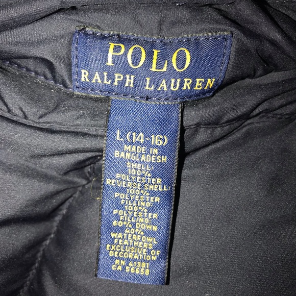 Polo Ralph Lauren Puffer Reversible Vest L 14-16 - Picture 5 of 8